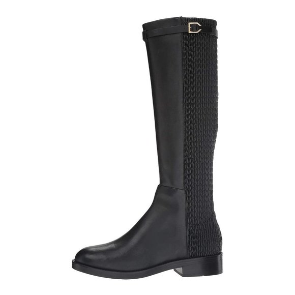 New Cole Haan Black Lexi Grand Stretch Strap Boots - Picture 2 of 7
